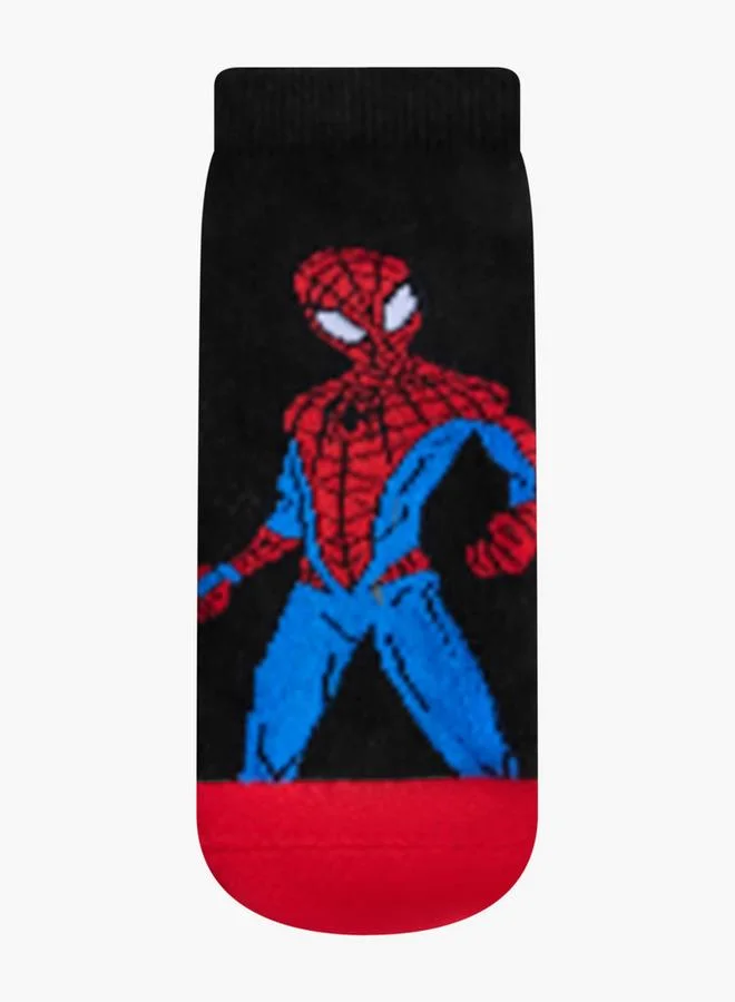 مارفل Pack Of 7 Boys Socks Ankle Length Spider-Man Print